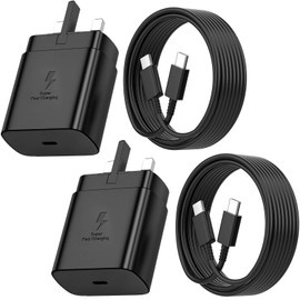 Super Fast Charger USB C,2 Pack 45W Sam sung USB C Fast Phone Charger for Sam sung Galaxy S24 Ultra/S24/S23 Ultra/S22/S21/S20/Note 10/20, Galaxy Tab S8,Wall Charger with 6.6FT Cord