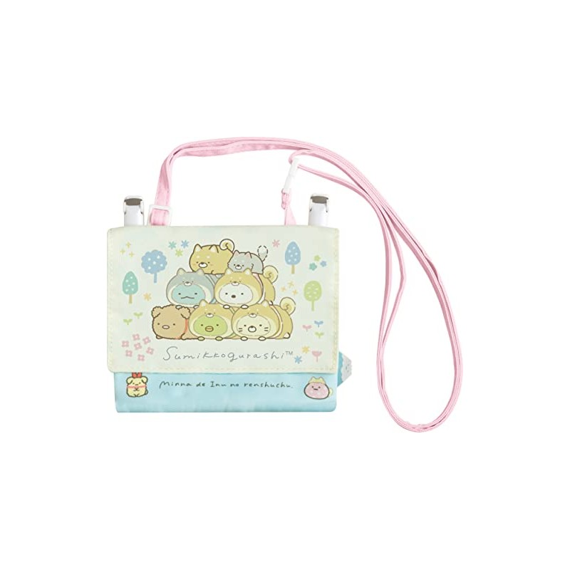 San-X Sumikko Gurashi CA23101 "Koinu and Dog Pretend" Multi-Pocket Pouch