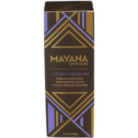 Mayana Chocolate, Bar Chocolate Coconut Dream, 3.5 Ounce