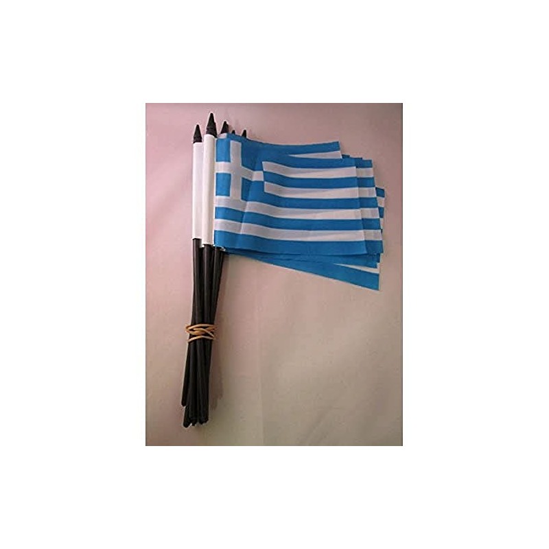 AZ FLAG - Stick Flag Greece - 15 x 10