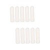 Beavorty 10pcs White Aromatherapy Essential Oil Tubes for Relief Refillable