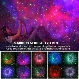 Star Projector,Astronaut Galaxy Projector Night Light with Remote,White Noise,Bluetooth Speaker,APP Control,Starry Nebula Ceiling LED Lamp for Bedroom,Christmas,Birthdays,Valentine's Day etc.