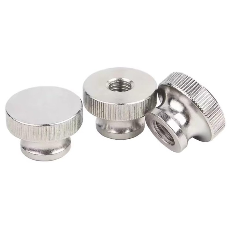 SYDARSYN M8 Knurled Nuts Blind Bore Knurled Nut 304 Stainless