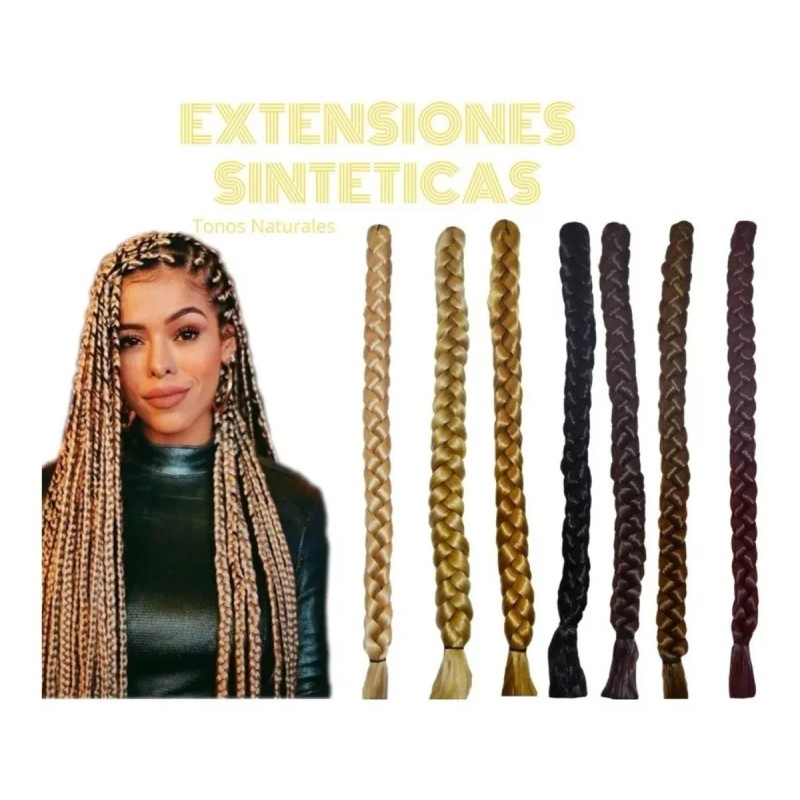 Ari 3 Extensiones De Cabello Sintetico Para Trenzas 58cm