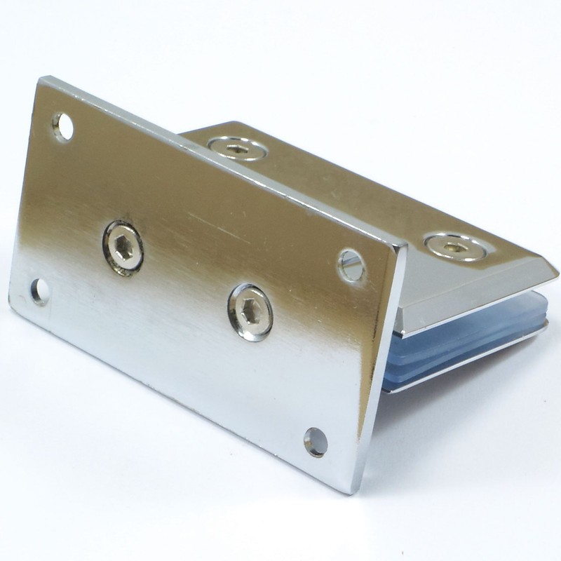 Di Vapor (R) 90 Degree Wall Mounted Shower Door Glass