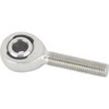 Precision Carbon Steel LH Male Heim Joint Rod Ends, 5/16