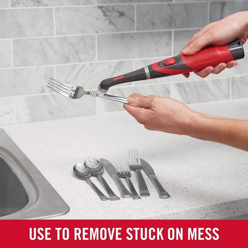 Rubbermaid Reveal Power Scrubber with Multi-Purpose & Grout Head, Cordless