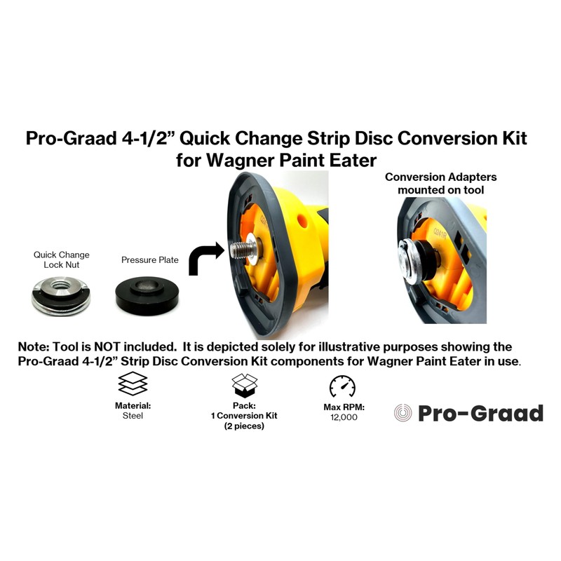 Pro-Graad Universal Strip Disc Conversion Kit for Wagner PaintEater -