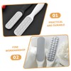 PACKOVE 4Pcs Stainless Steel Dual-Sided Foot File Heel Callus Remover