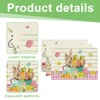 VPOUERY Set of 3 Easter Place Mats Merry Eggs Flowers