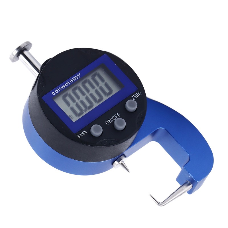 Micro Digital Thickness Gauge 0.0005in 0.01mm High Accuracy Thickness Measuring