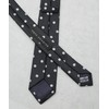 Nano Universe 668-4242201 Men's Washable Dot Necktie, Kyoto, 120 navy