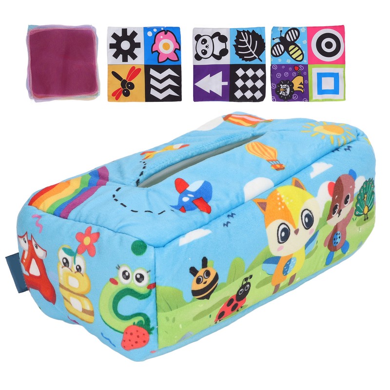 Tissue Paper Toy Wrinkle Learning Simulating Finger Exercises Soft Scarf