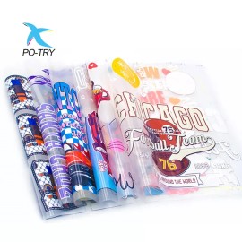 Po-Try 30CM*100M Digital Inkjet DTF PET Film 75U Thickness Double-sided Release Transfer Film RollColor: Transparent, Specifications: C1-30cm Double film