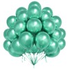 Eitolo Metallic Green Balloons, 50 PCS Shiny Chrome Balloons, 12Inch