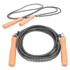 Cuerda para Saltar de Calidad Premium - Manijas Cómodas y Ajustables - Mantente en Forma con Ejercicios Cardiovasculares y Rutinas Generales          