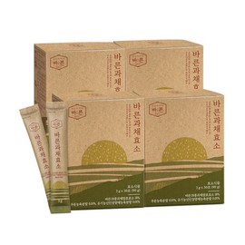 Bareun 건강한약속바른 바른 저분자 클렌즈 과채 효소 30포x4박스(총 120포) Healthy Promise Right Low Molecular Cleanse Vegetable Fruit Enzyme 30 Packs x 4 Boxes (Total 120 Packs)