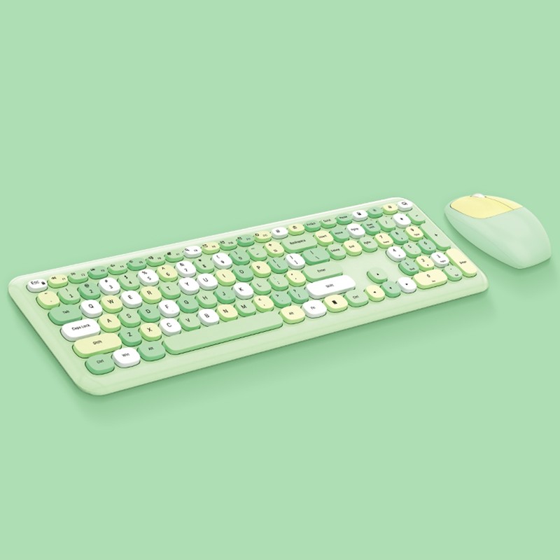 Mofii 666 Keyboard Mouse Combo Wireless 2.4G Mixed Color 110
