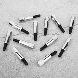 Automotive Valve Cover Screw Set, 12 Piece Chrome Plated Valve Cover Screw Set Replacement Automotive Valve Cover Screws Replacement Parts for Engines Industrial Goods