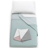Italbaby 020.1007-003 Completo Lettino da 3 Pezzi Stelline Verde Menta