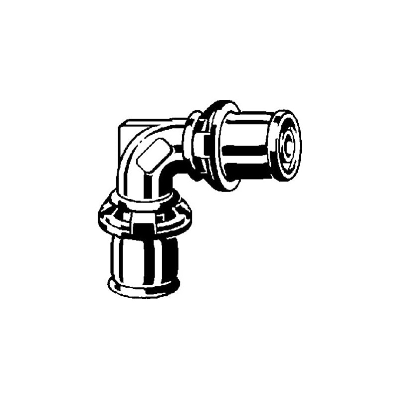 Viega Sanfix P Fosta Elbow Angle 90° 25 mm Press