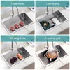 KINKIB Stainless Kitchen Sink Protector - 21" x 16" with