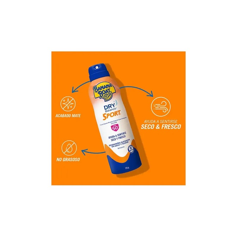 Banana Boat Pack 2 Pzs Dry Balance Sport 50fps 170gr