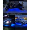 Keiurot Car Led Strip Lights 24" Connectable Blue Led Light