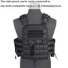 Rouinek 1000D Tactical Radio Holder - Molle Radio Pouch Case