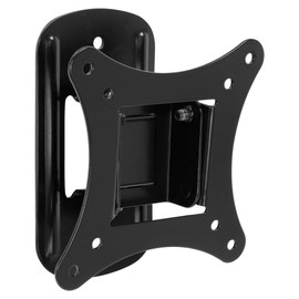 Mount-It! Small TV Monitor Wall Mount | RV TV Mount | Swivel and Tilt VESA Wall Mount | Fits 19 20 21 22 23 24 25 27 32 Inch Screens | 75 100 VESA Compatible | Low-Profile Slim Design | 44lb Capacity