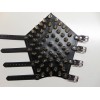 metaldevastation.com TSJUDER.. LEATHER SPIKED GAUNTLET BULLDOG SPIKES . BLACK METAL