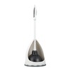 Superio Toilet & Sink Plunger and Holder Grey, 1-Pack