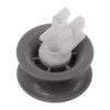 Bosch 00611666 Genuine OEM Dishrack Roller (Gray) for Bosch Dishwashers