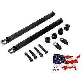 Fits Harley Davidson Street Bob Low Rider Custom Super Glide FXDB Black Harley Dyna Docking Hardware low rider detachables back rest 53797-09-2017
