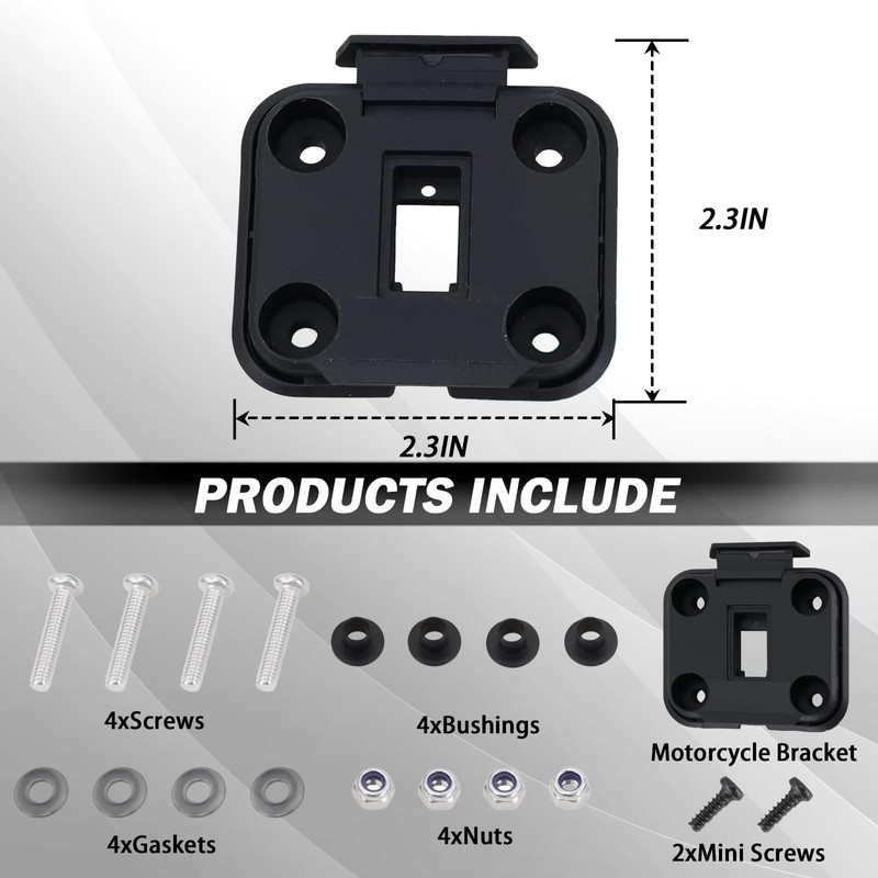 Motorcycle GPS Navigator Mount Bracket for Garmin Zumo XT &