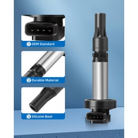 ECCPP UF519 8 ignition coils with 8 iridium Spark Plugs for Jaguar S-Type Super V8 Vanden Plas XF XJ8 XJR XK XK8 XKR Range for Rover LR3 4.2L 4.4L C1427 UF519