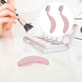 Baluue 2pcs Metal Eyelash Comb and Eyebrow Brush Portable Dual Use Grooming Tool for Home and Salon Handle Design for Comfort for Beginners and Makeup