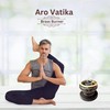 Aro Vatika Brass Burner Used for Burning Incense/Charcoal/Sambrani Dhoop/with Wooden