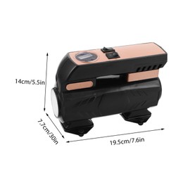 Alipis Tire Inflator Portable Air Compressor Portable Tire Inflator For Car Accurate Tire Pressure Gauge Air Pump For Car Tires Electric Bike Soccer Ball Exercise Ball