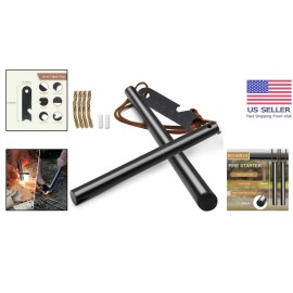 Fire Starter Survival Tool Kit:  Ferro Rod & Multi-Tool for Adventurers