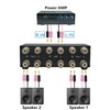 Premium 2 Zone Speaker Selector Switch Box, 2 Way Stereo