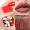 18 Color Capsule Matte Lipstick Pouch Non Stick Cup Long