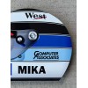 WOW!!! Mika Hakkinen Mclaren F1 Formula Race Car Helmet Sign