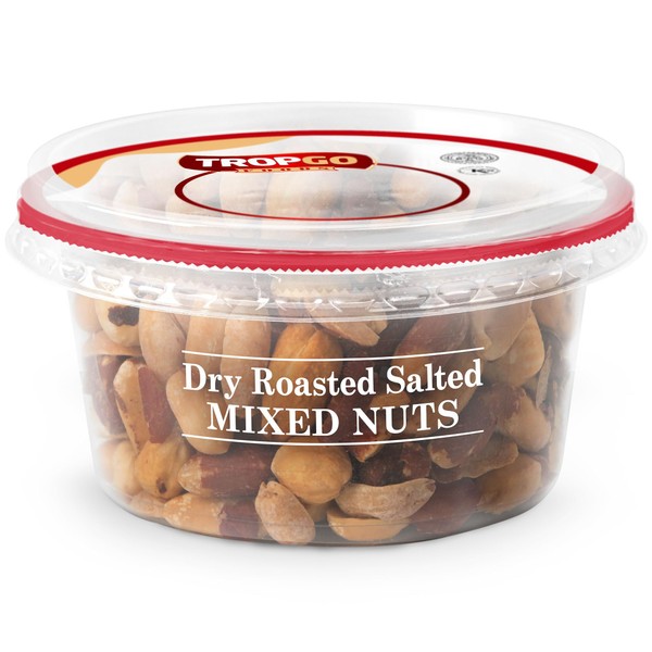 Tropgo Dry Roasted Salted Mixed Nuts 190g - Nuts in