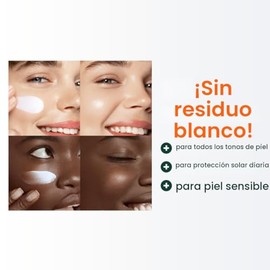 PURITO Protector Solar Coreano SPF 50 | Textura más ligera, sin residuo blanco, amplio espectro UVA/UVB | Sin aceite, vegano, para todo tipo de piel |