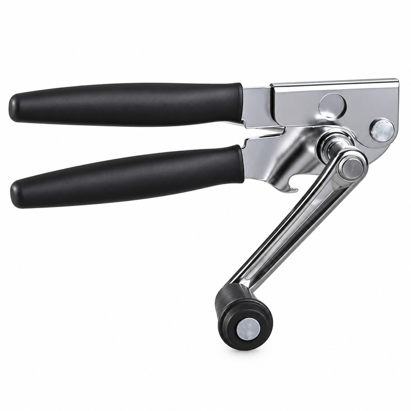 Heavy-Duty Manual Stainless Steel Can Opener – Handheld Kitchen Can