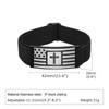 Cross Bracelet For Men - Black Bible Verse Rope Band