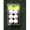 6 pcs A99 Golf Twilight Light-up Multi-Color Flashing Golf Balls