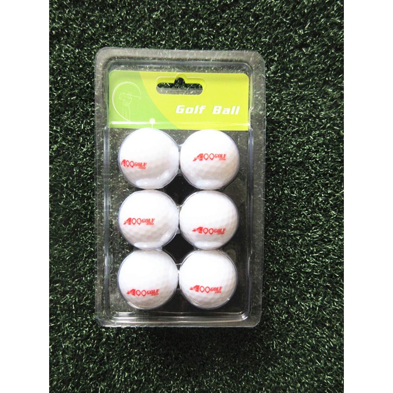 6 pcs A99 Golf Twilight Light-up Multi-Color Flashing Golf Balls