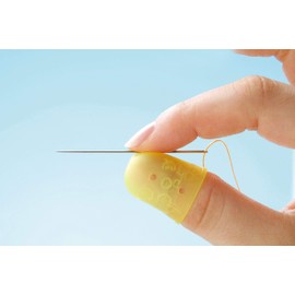 Clover CL6032 Thimbles: Flexible Rubber: Large: 2 Pieces, Elastomer, Assorted